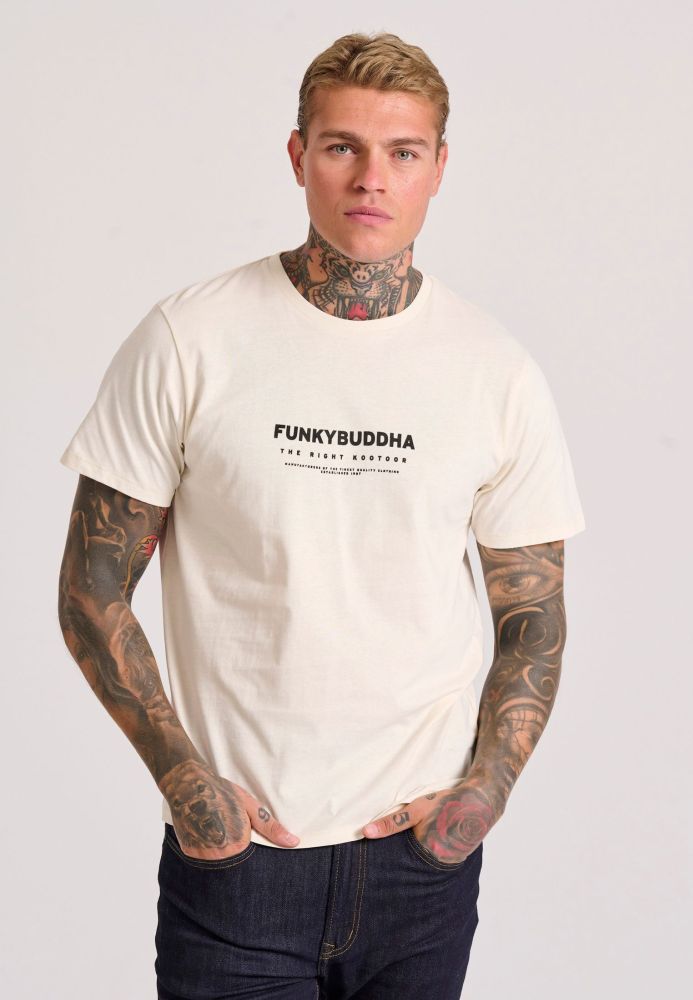 T-shirt με flock artwork τύπωμα