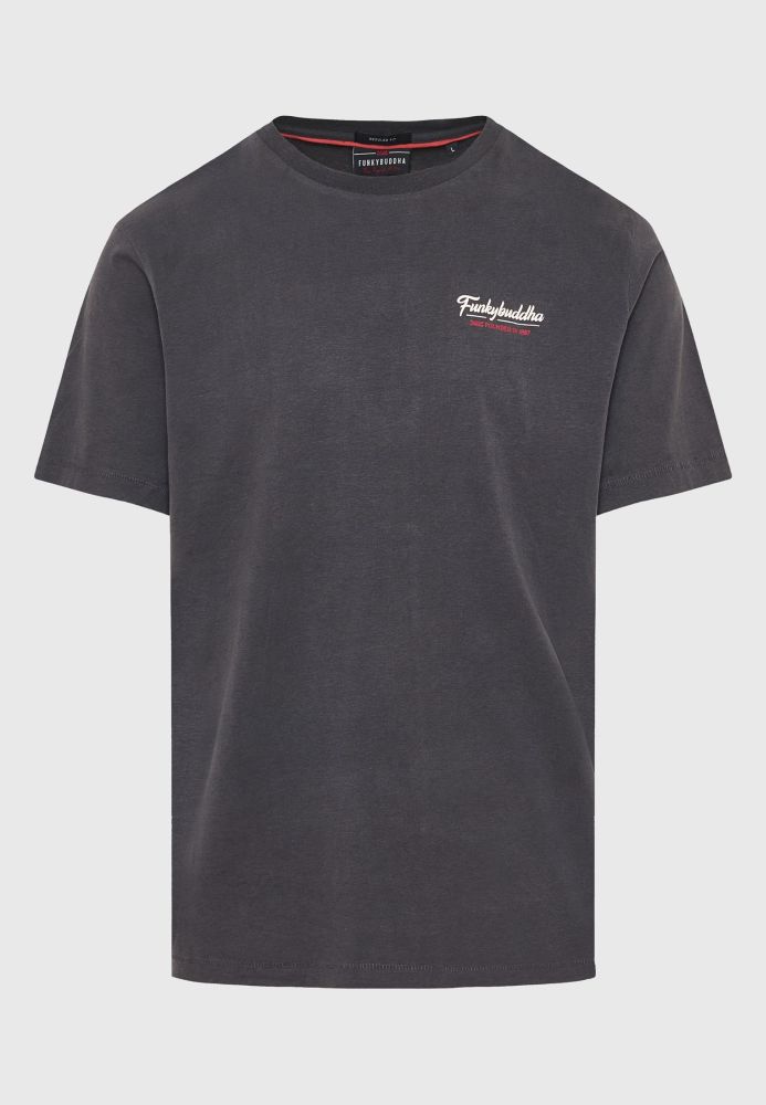 T-shirt με graphic τύπωμα στην πλάτη