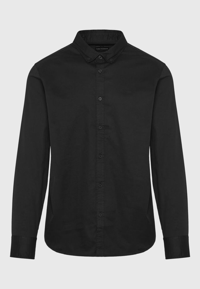 Ανδρικό garment dyed twill πουκάμισο