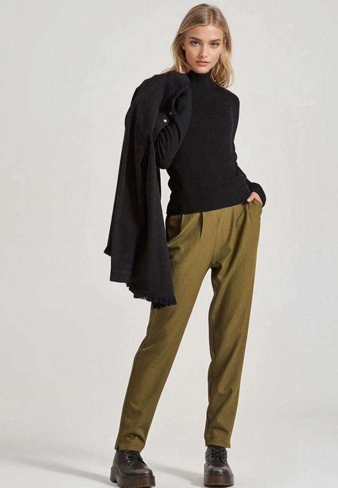 Cashmere blend πλεκτό ζιβάγκο