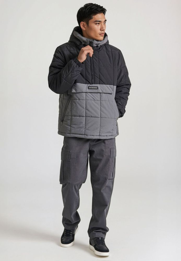 Ανδρικό overhead jacket με κουκούλα