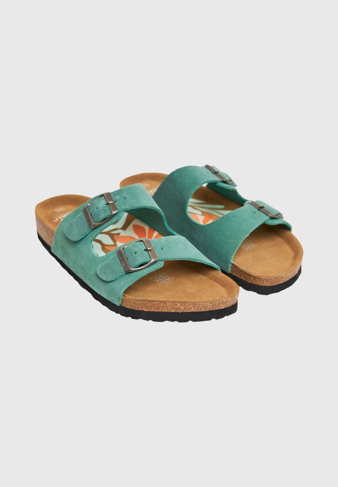 Γυναικεία suede σανδάλια