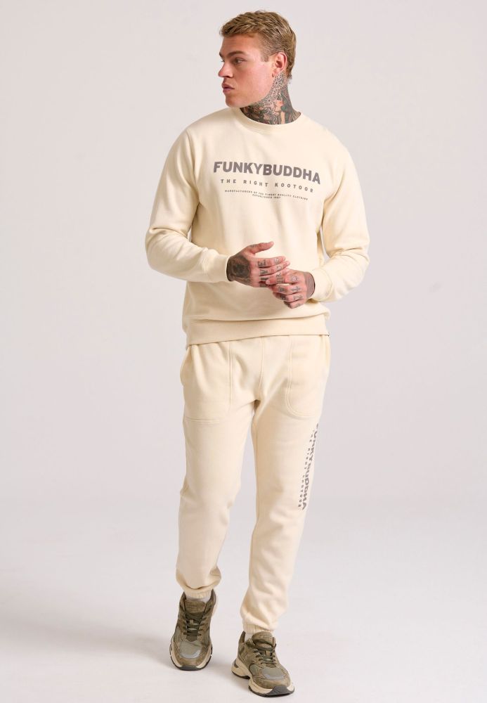 Relaxed fit φούτερ με Funky Buddha τύπωμα