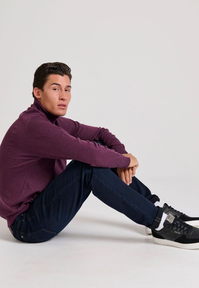 Slim tapered fit τζιν παντελόνι με whisker details