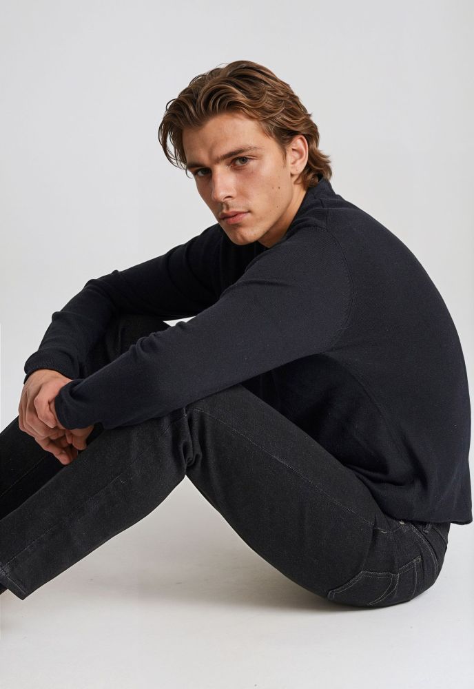 Straight fit τζιν παντελόνι
