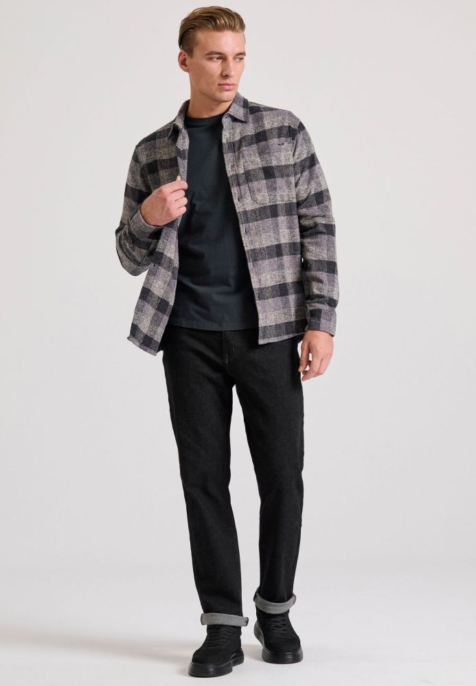Overshirt flannel καρό πουκάμισο