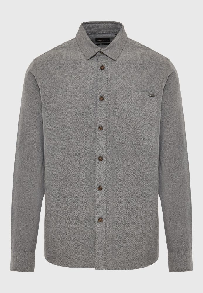 Relaxed fit flannel πουκάμισο με pattern