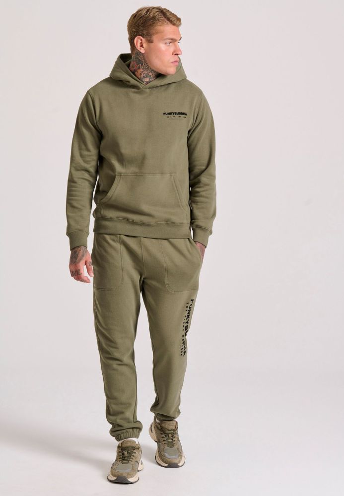 Relaxed fit φούτερ με τύπωμα στην πλάτη