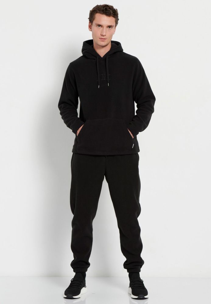 Φούτερ fleece με κουκούλα