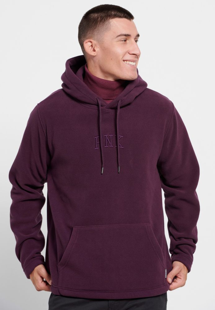 Φούτερ fleece με κουκούλα