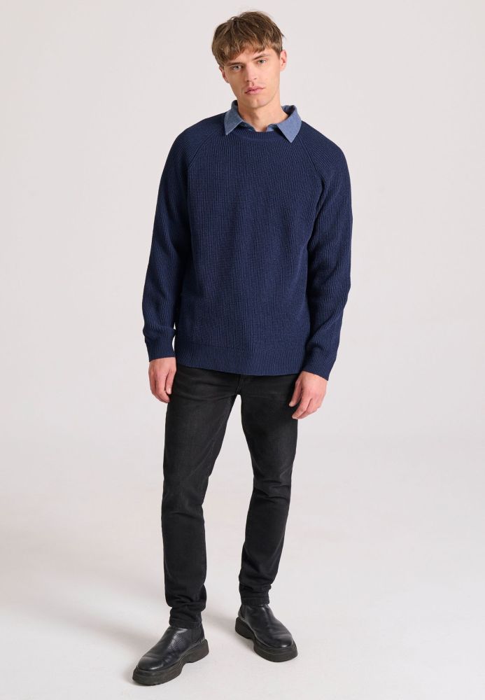 Ανδρική relaxed fit chenille μπλούζα