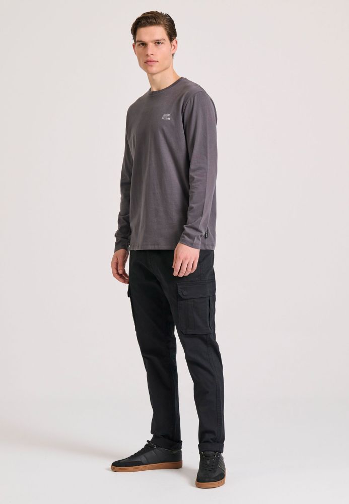 Μακρυμάνικη μπλούζα με τύπωμα Garage 55