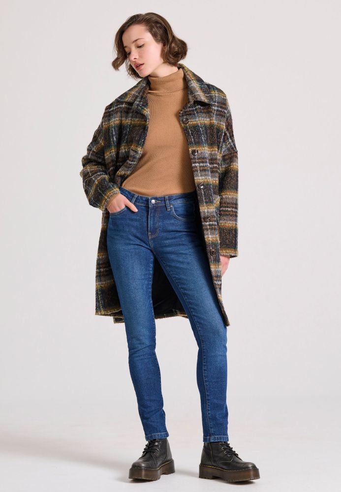 Skinny fit τζιν παντελόνι με ελαφρύ ξεθώριασμα