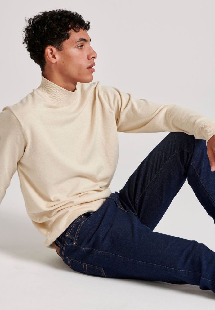 Slim tapered fit τζιν παντελόνι με whisker details