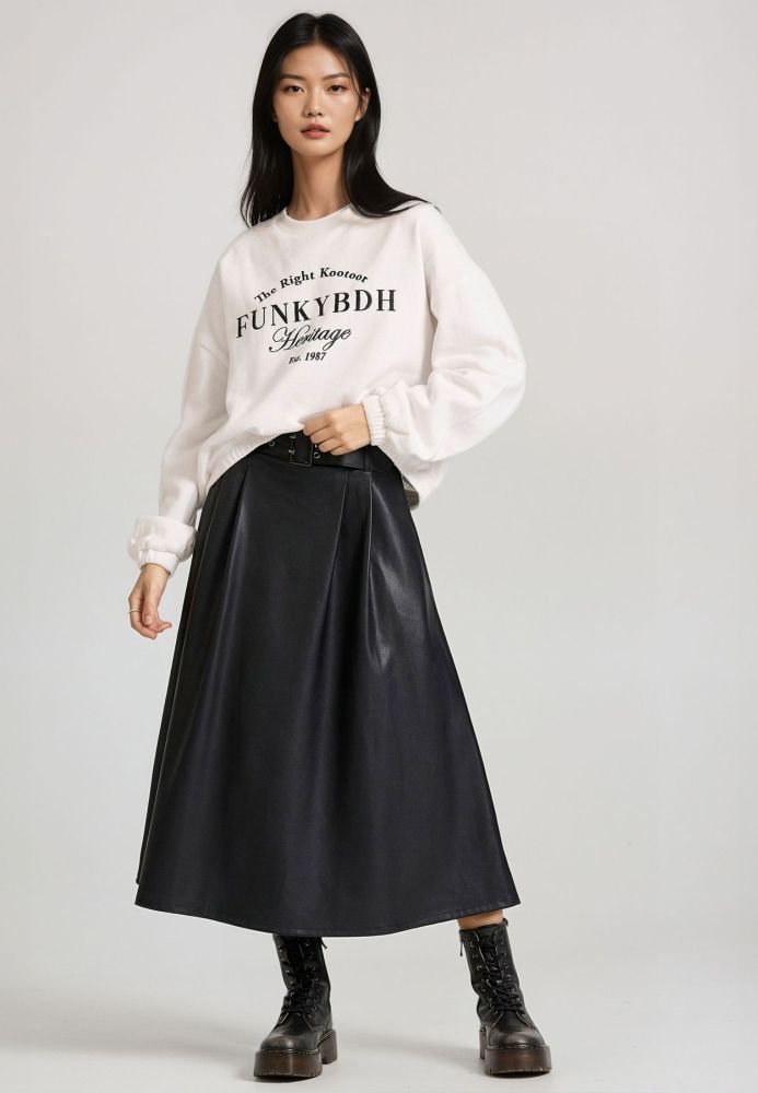 Relaxed fit φούτερ με Funky Buddha κέντημα