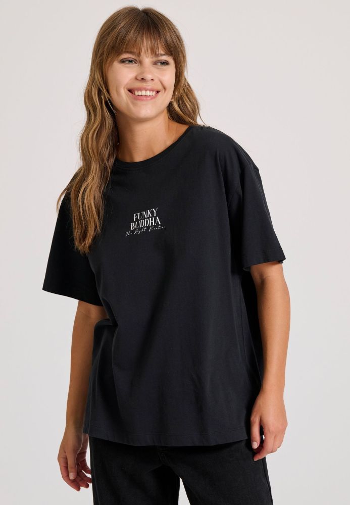 Relaxed fit t-shirt με graphic τύπωμα στη πλάτη