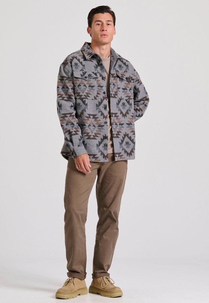 Straight fit chino παντελόνι