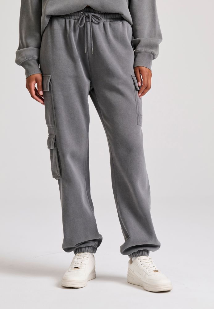 Loose fit garment dyed cargo παντελόνι φόρμας