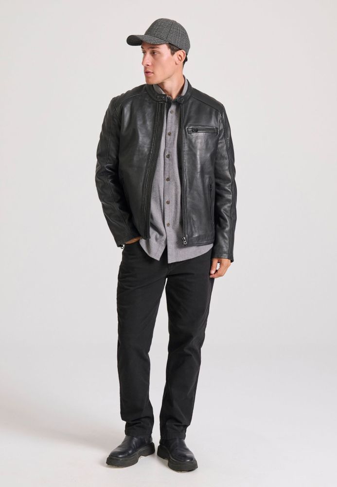 Ανδρικό δερμάτινο jacket (Sheepskin)