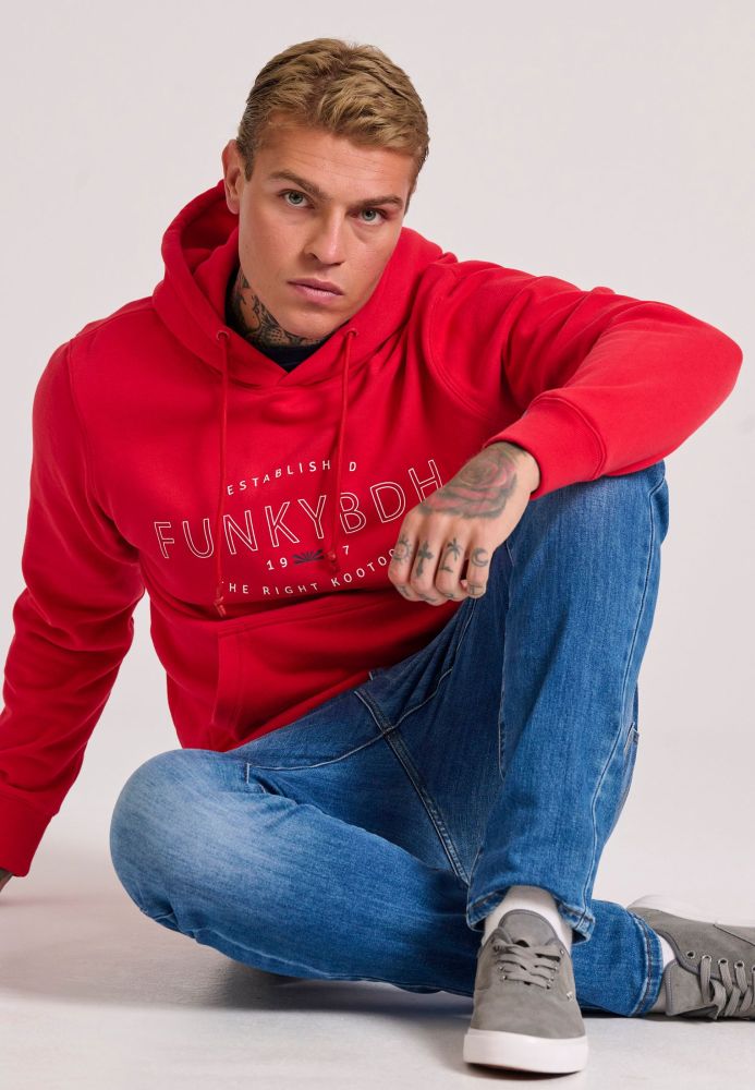 Slim tapered fit τζιν παντελόνι