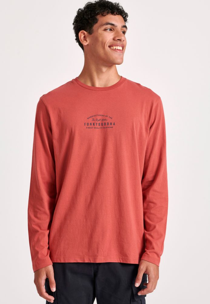 T-shirt με Funky Buddha τύπωμα στο στήθος