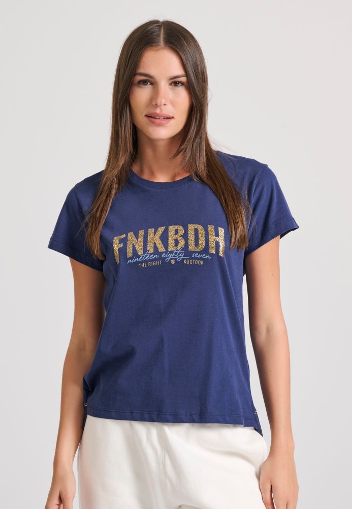 T-shirt με branded τύπωμα στο στήθος