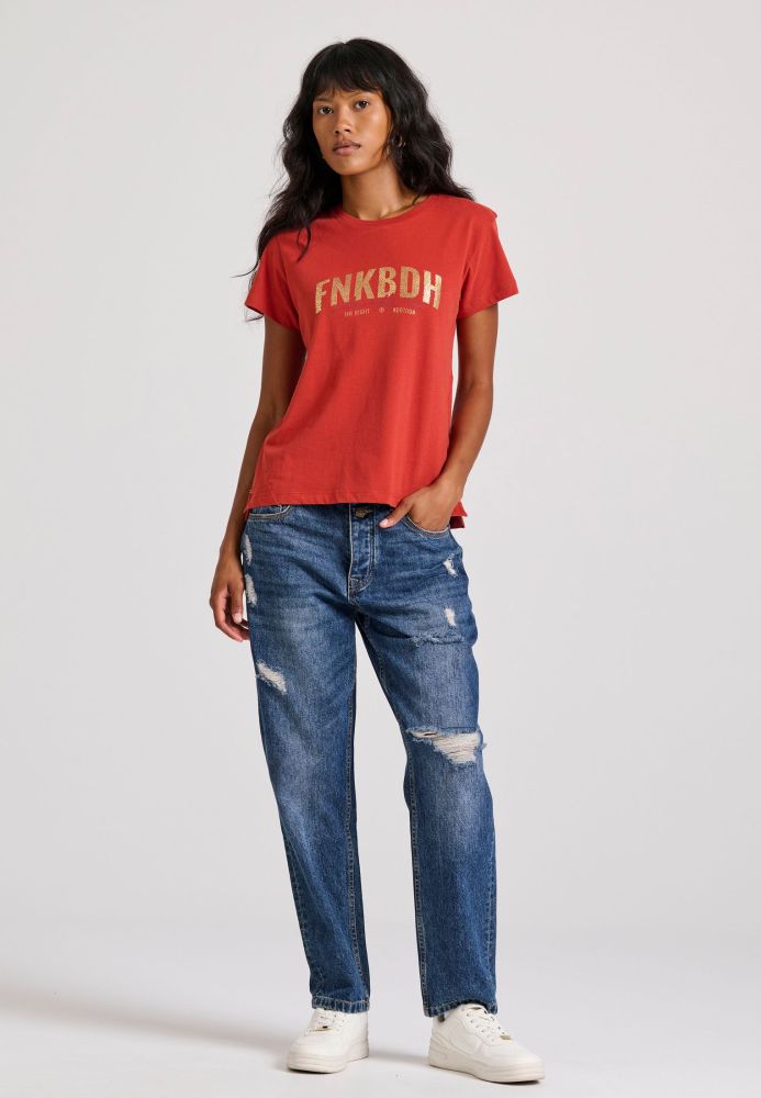T-shirt με branded τύπωμα στο στήθος