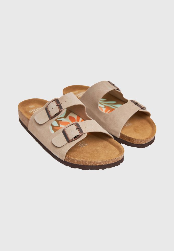 Γυναικεία suede σανδάλια