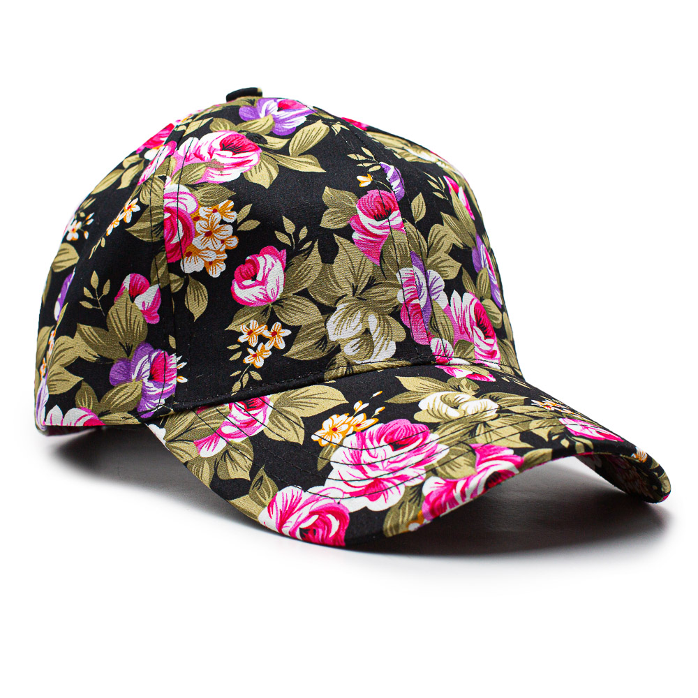 Γυναικείο Καπέλο Μαύρο Jockey floral