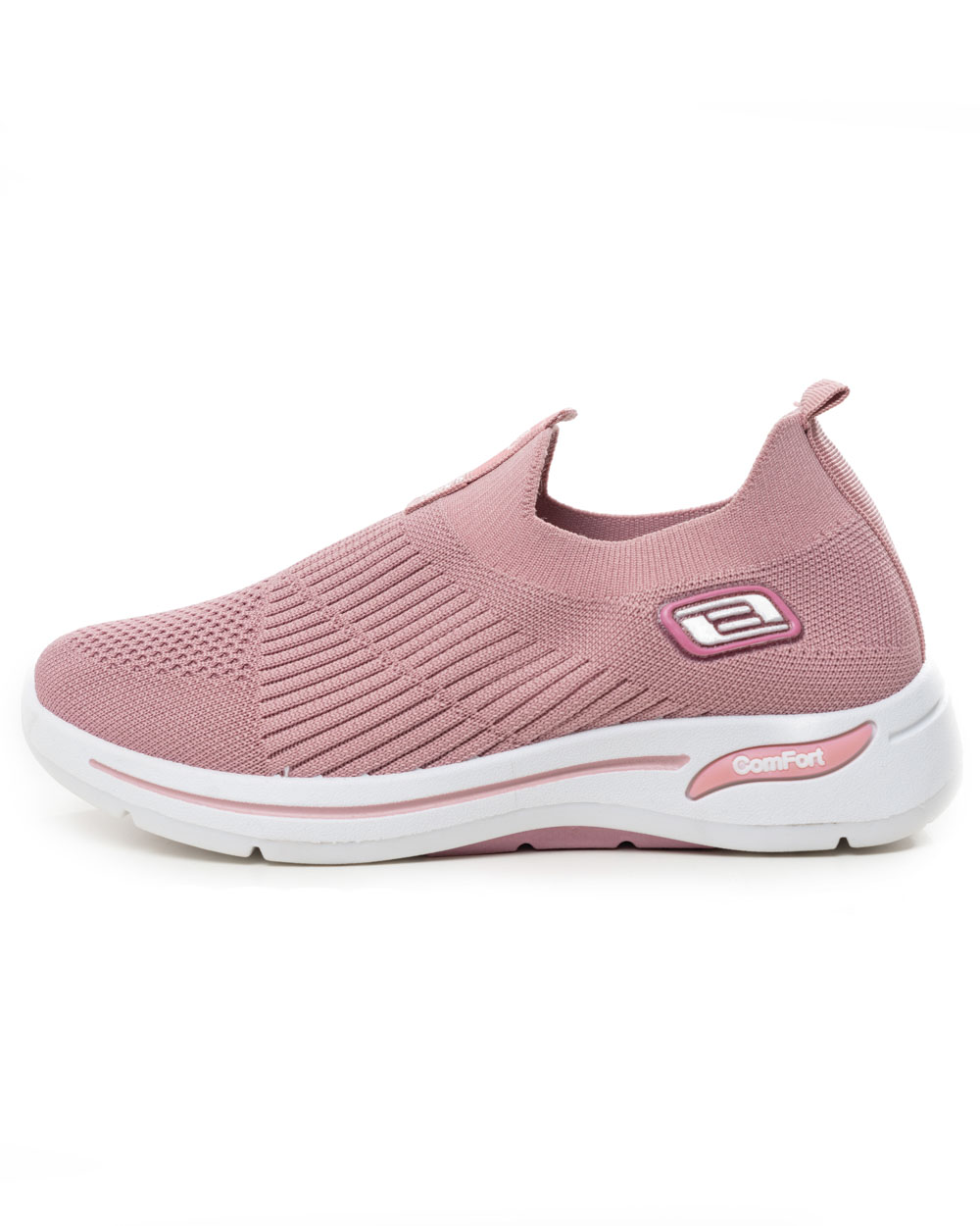 Beltipo γυναικεία Sneakers ροζ υφασμάτινα με χοντρή σόλα