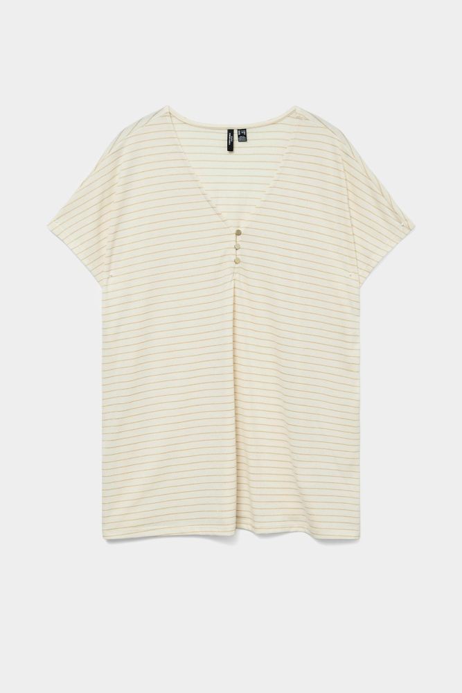 Μπλούζα ριγέ με lurex VERO MODA