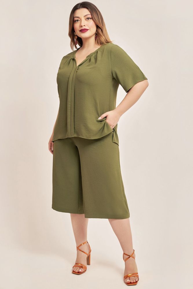 Παντελόνα washed με ζώνη