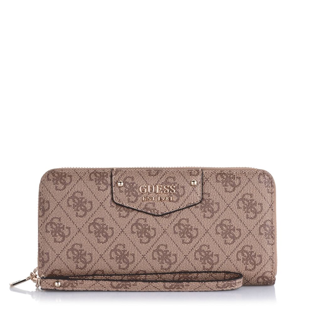 Πορτοφόλι Guess Eco Brenton Slg BG8390146 Latte Logo