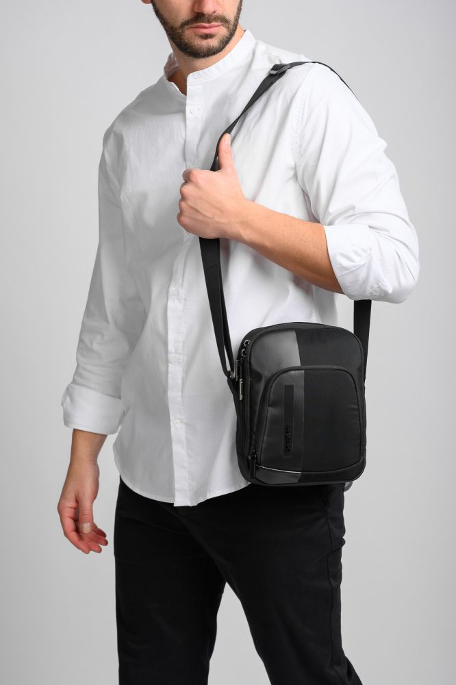 Τσαντάκι Χιαστί Samsonite Bizz2Go Crossover 9.7” 142141-1041 Black