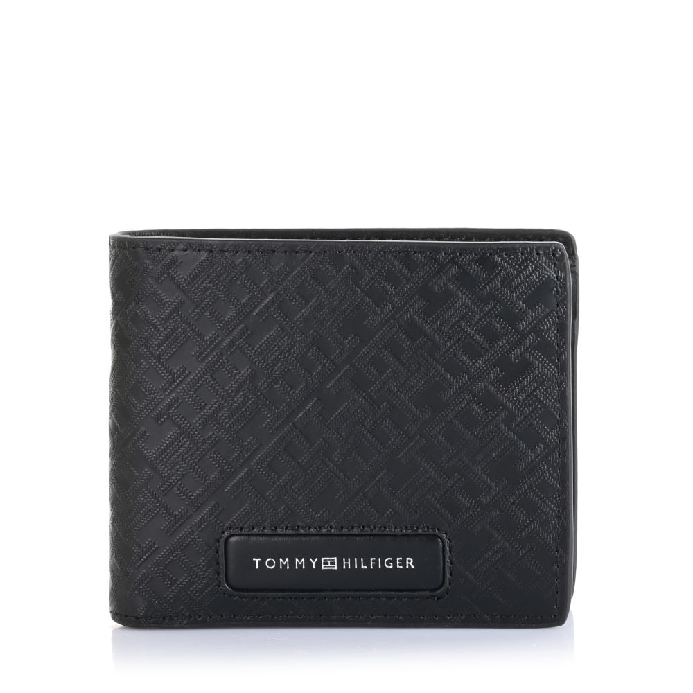 Δερμάτινο Πορτοφόλι Tommy Hilfiger Monogram CC & Coin AM0AM13028 BDS