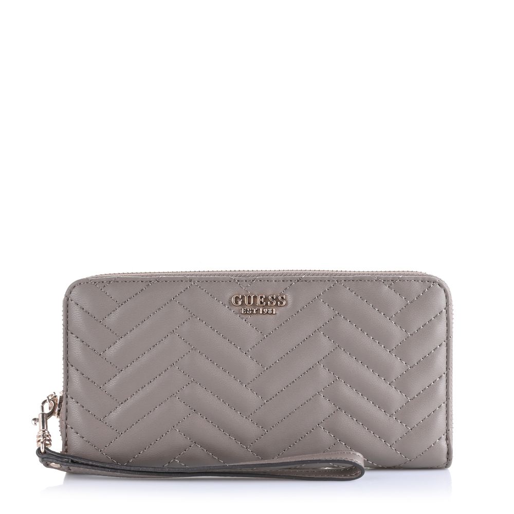 Πορτοφόλι Guess Anning Slg QG9508146 Dark Taupe
