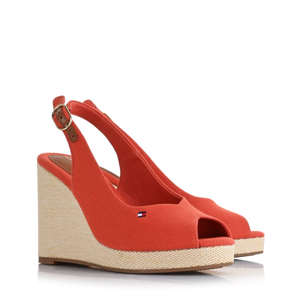 Εσπαντρίγιες Tommy Hilfiger Flag High Wedge Slingback FW0FW08597 SN2