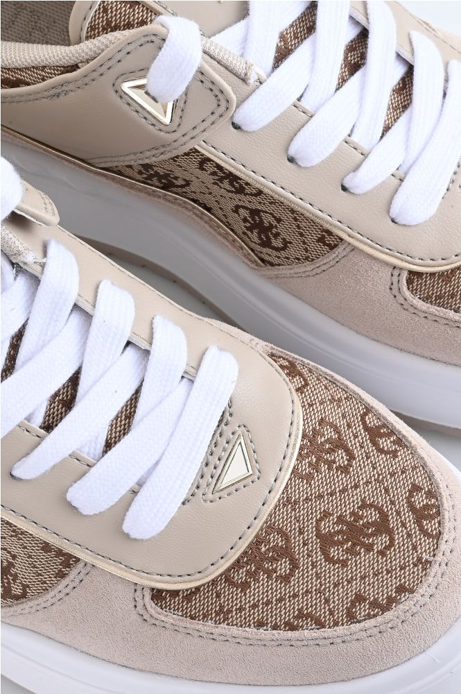 Sneakers Guess Donna FLPR2DFAL12 Beige/Brown