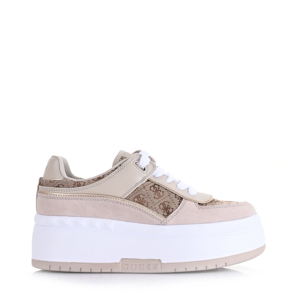 Sneakers Guess Donna FLPR2DFAL12 Beige/Brown