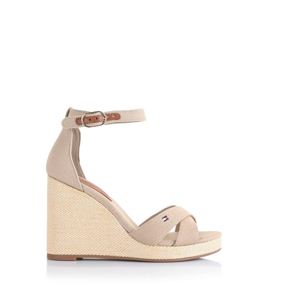 Εσπαντρίγιες Tommy Hilfiger Flag High Wedge Crisscross FW0FW08661 ACC