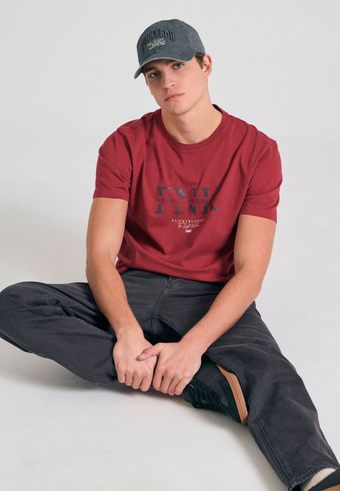 T-shirt με branded τύπωμα από οργανικό βαμβάκι