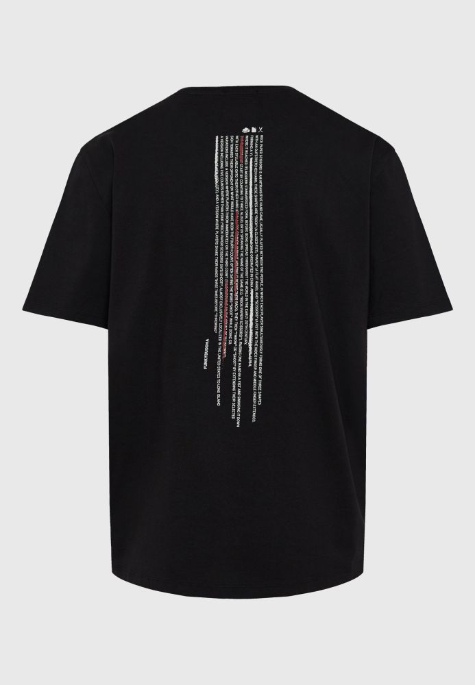 T-shirt με text artwork τύπωμα στην πλάτη