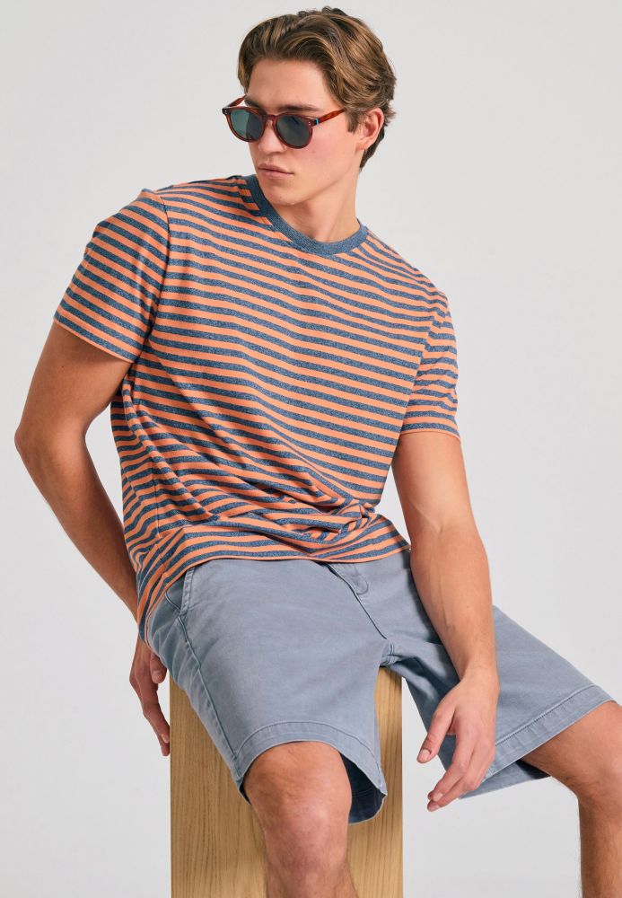 Yarn dyed t-shirt με ρίγες