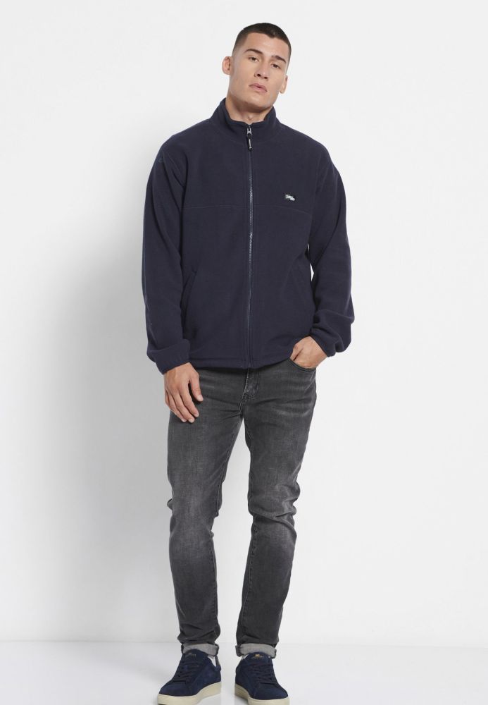 Ζακέτα fleece με ψηλό λαιμό