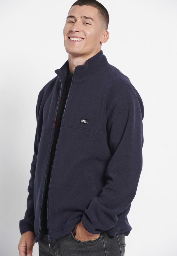 Ζακέτα fleece με ψηλό λαιμό