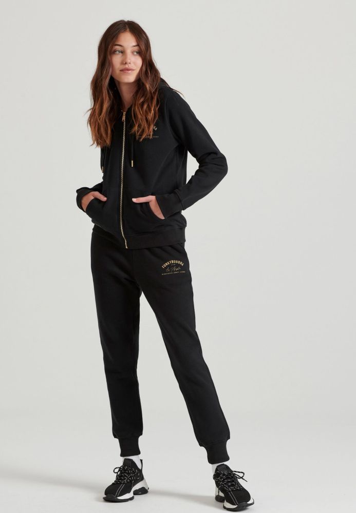 Ζακέτα φούτερ με τύπωμα στο στήθος