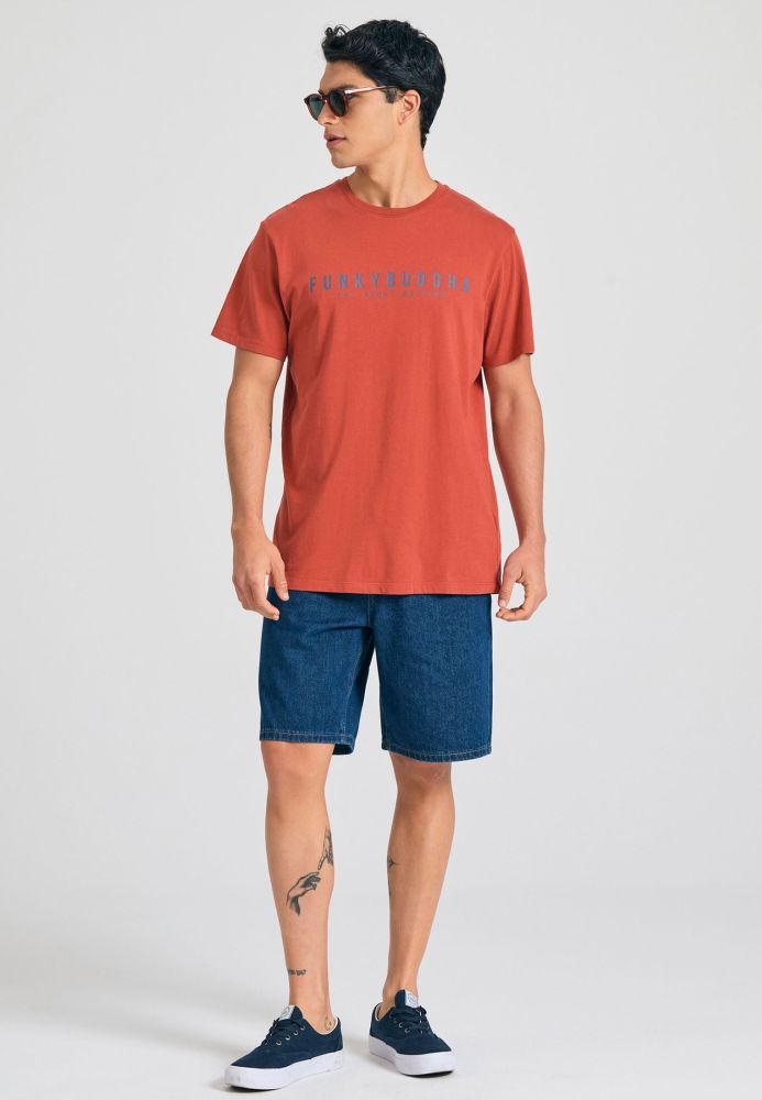 T-shirt με Funky Buddha τύπωμα - The essentials