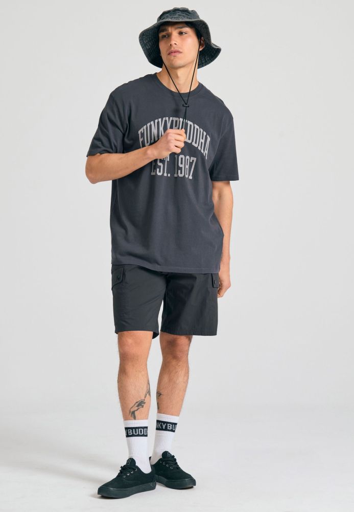 Relaxed fit t-shirt με branded τύπωμα