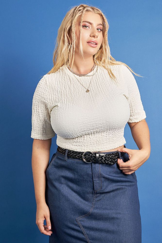 PRBT Cropped τοπ γκοφρέ