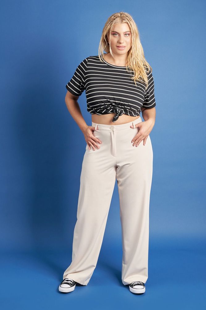 PRBT Παντελόνι tailored κρεπ
